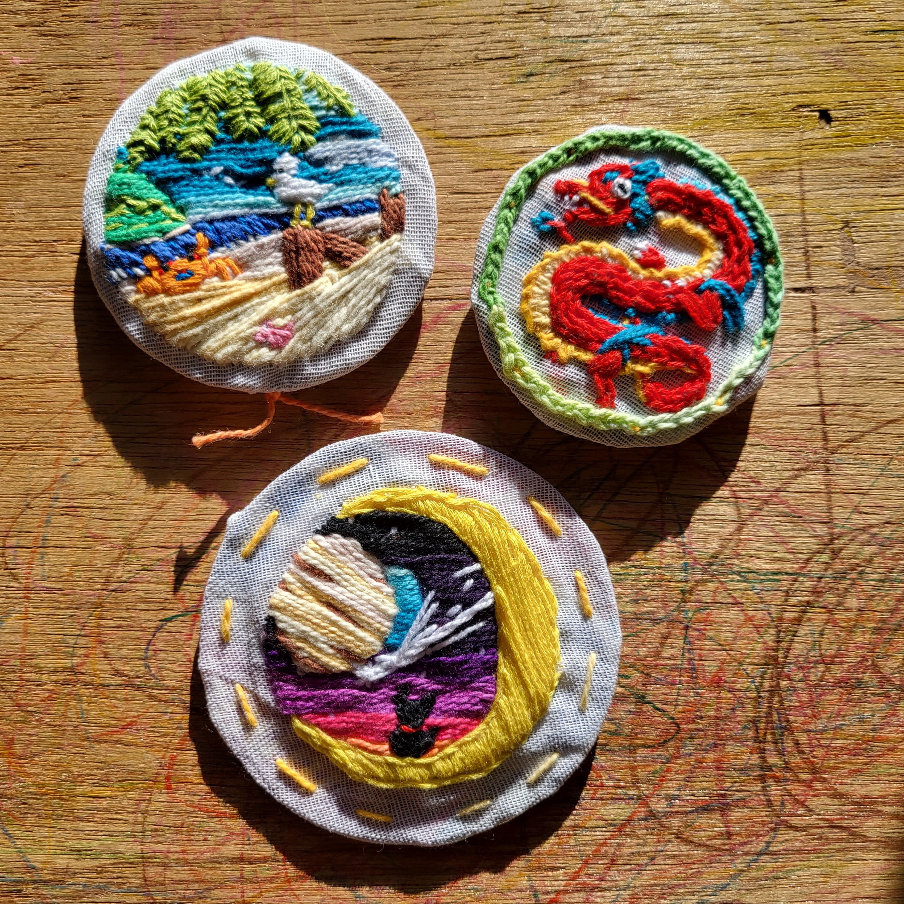 Embroidery patches