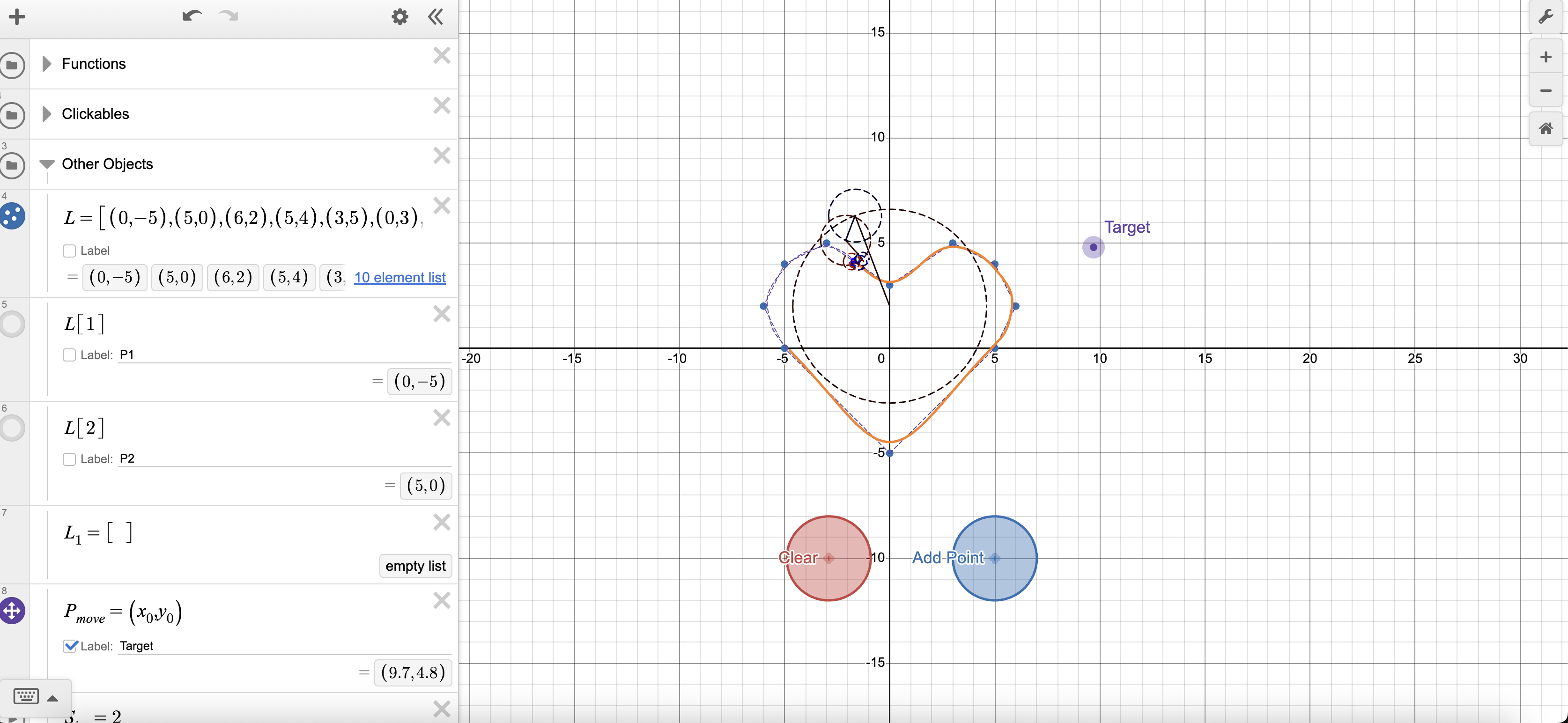 Fourier Epicycle Desmos Plot